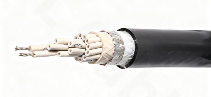 PVC Insulated Control Cable with Overall Foil Shield