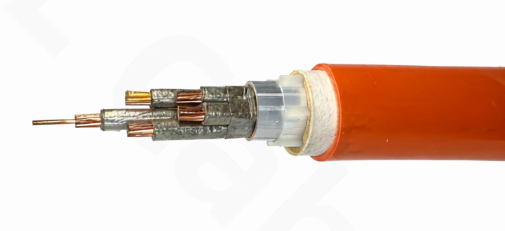 Cu/Mica/Al-Tube/LSZH Flexible Mineral Insulated Cable (0.6/1kV 5×10mm²)