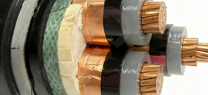 Cu/XLPE/CTS/STA/PVC (Medium Voltage 8.7/15kV 3×120mm²)