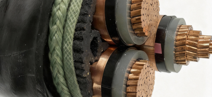 Cu/XLPE/CTS/STA/FR-PVC (Flame Retardant Class C)