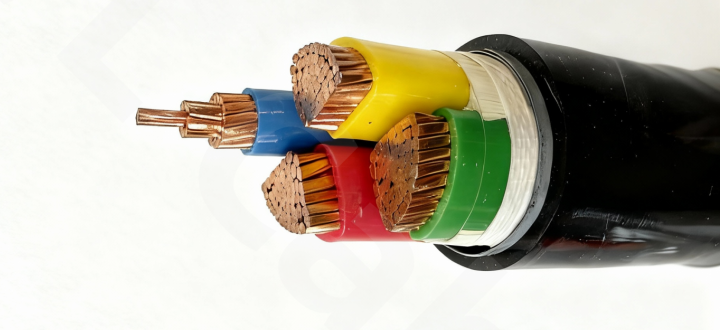 Al/PVC/PVC Power Cable (0.6/1kV 3×120+1×70mm²) International Standard: IEC 60502-1