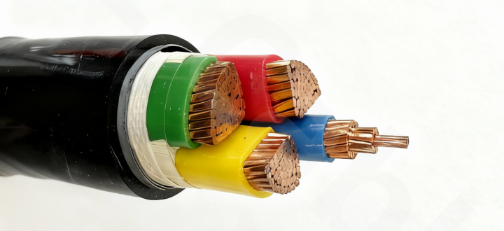 Al/PVC/PVC Power Cable (0.6/1kV 3×120+1×70mm²) International Standard: IEC 60502-1