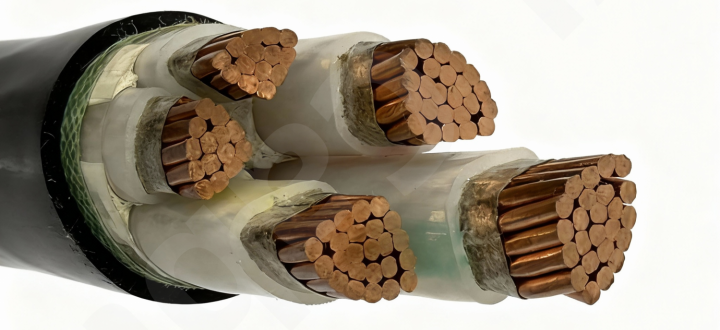 Cu/XLPE/PVC (0.6/1kV 4×185+1×95mm²)