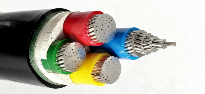 Al/PVC/PVC Power Cable (0.6/1kV 4×300mm²)