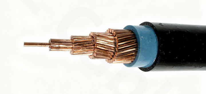 Model Ref: Cu/PVC/PVC (Single Core 300/500V 300mm²) Flame Retardancy: Class A (GB/T 19666 / IEC 60332-3-22)