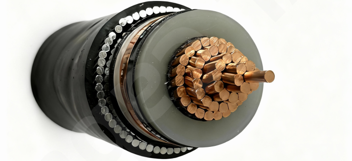26/35kV Single Core XLPE Insulated, Steel Wire Armored (SWA), PE Sheathed Power Cable with Water-Blocking